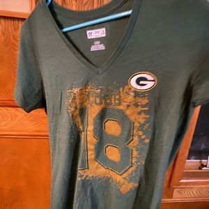 Ladies L Green Bay Packers glitter shirt 18 Cobb